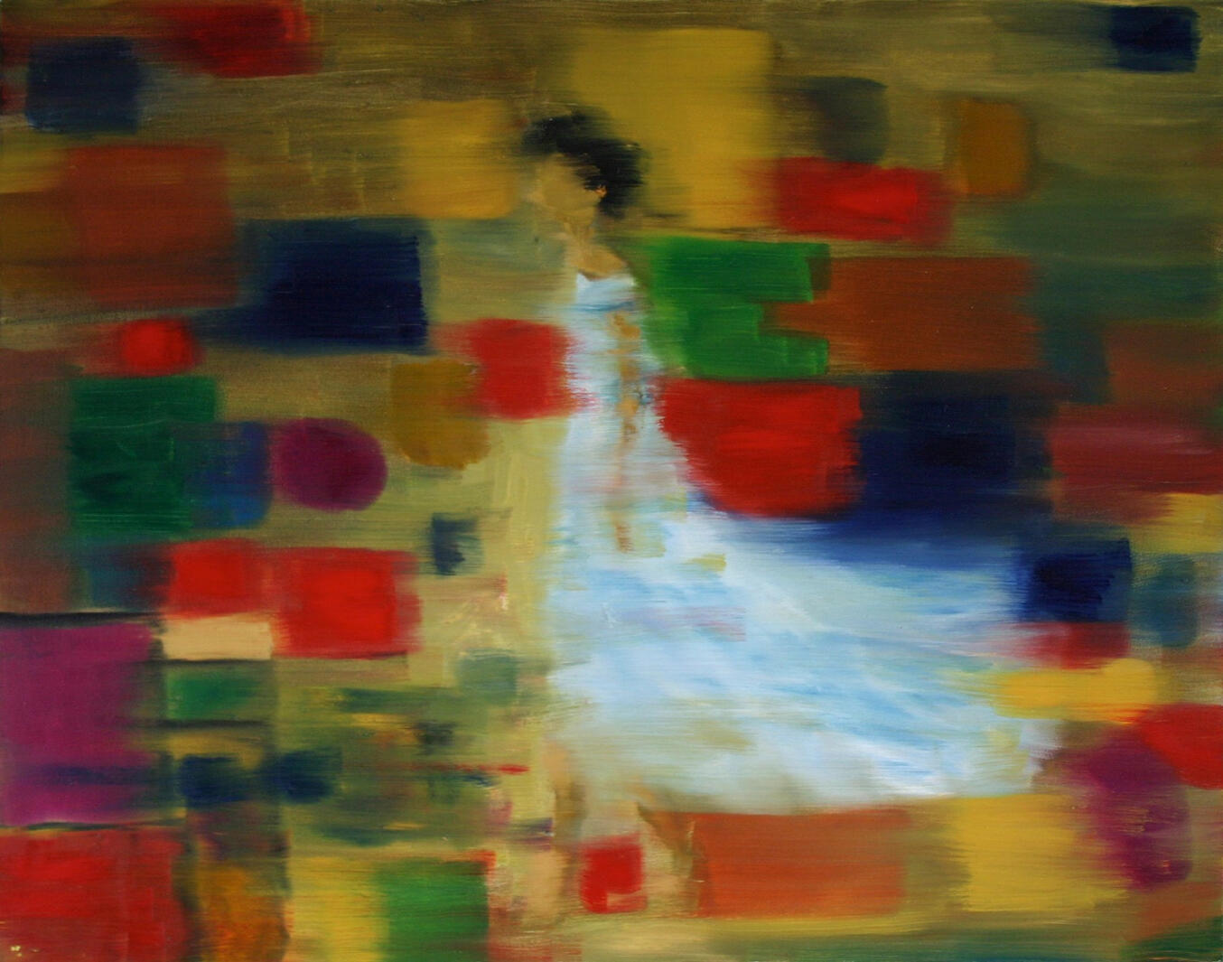 Oil painting Asoka